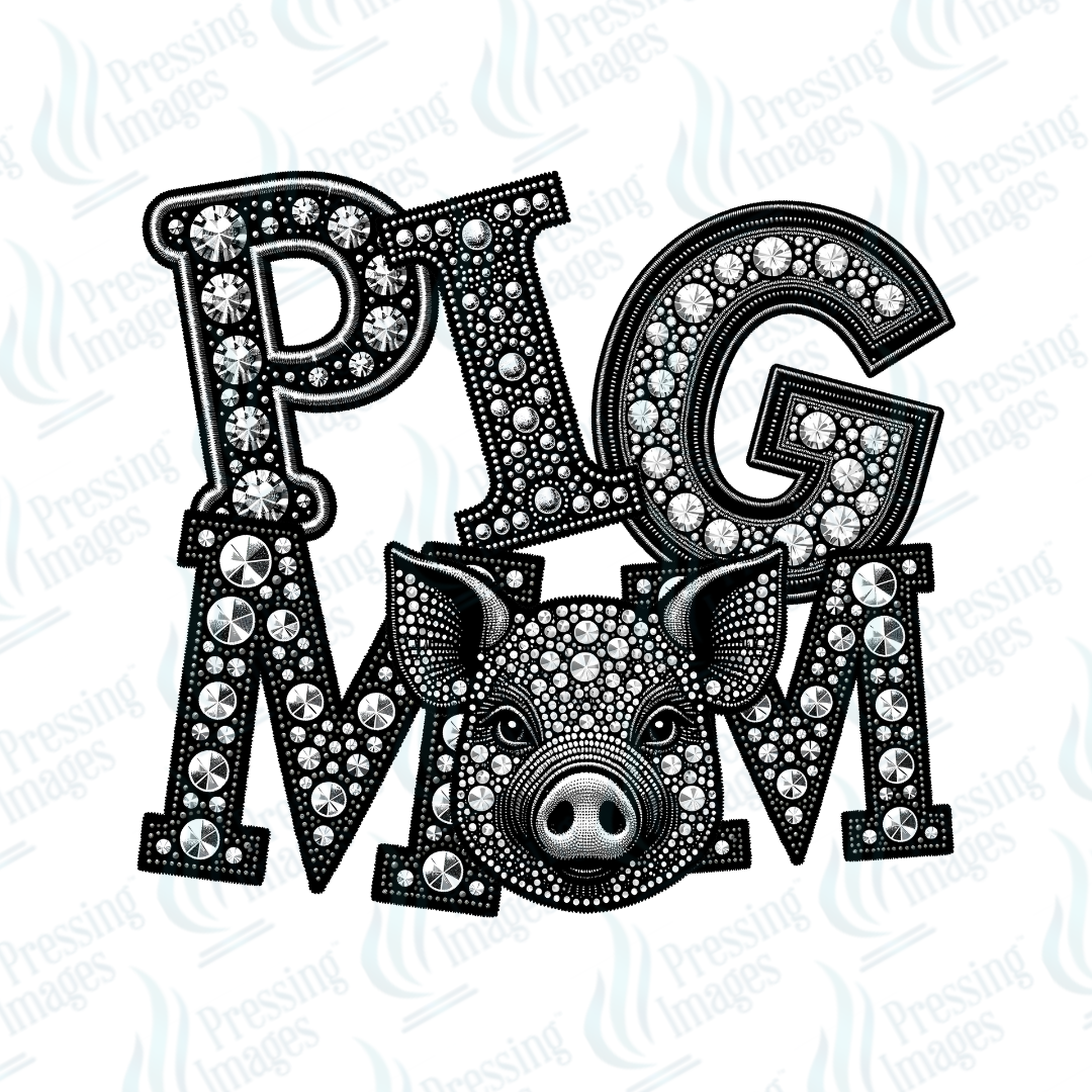 DTF 7082 Pig Mom