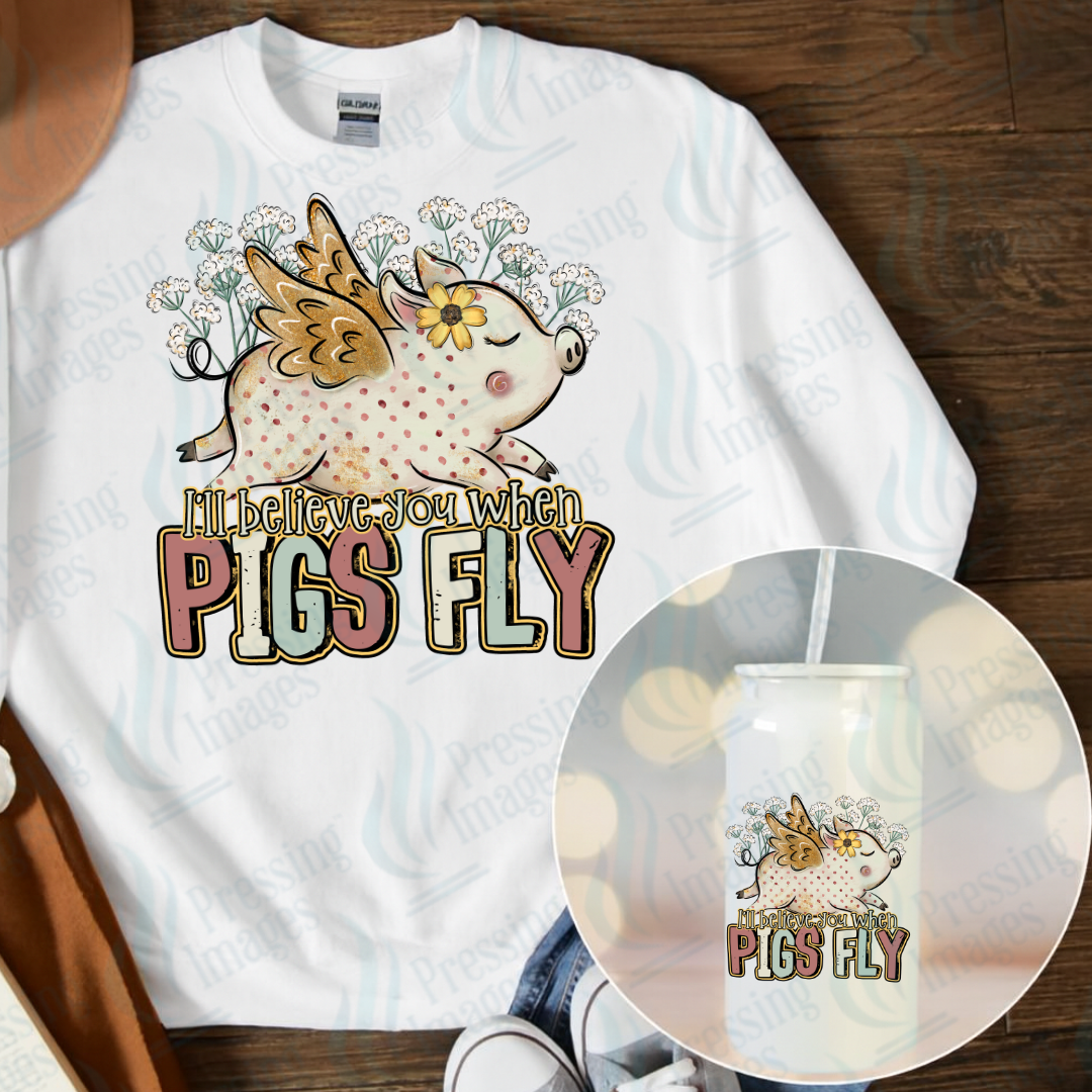 DTF 7083 Pigs Fly