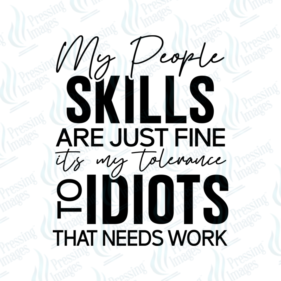 DTF 7087 My People Skills