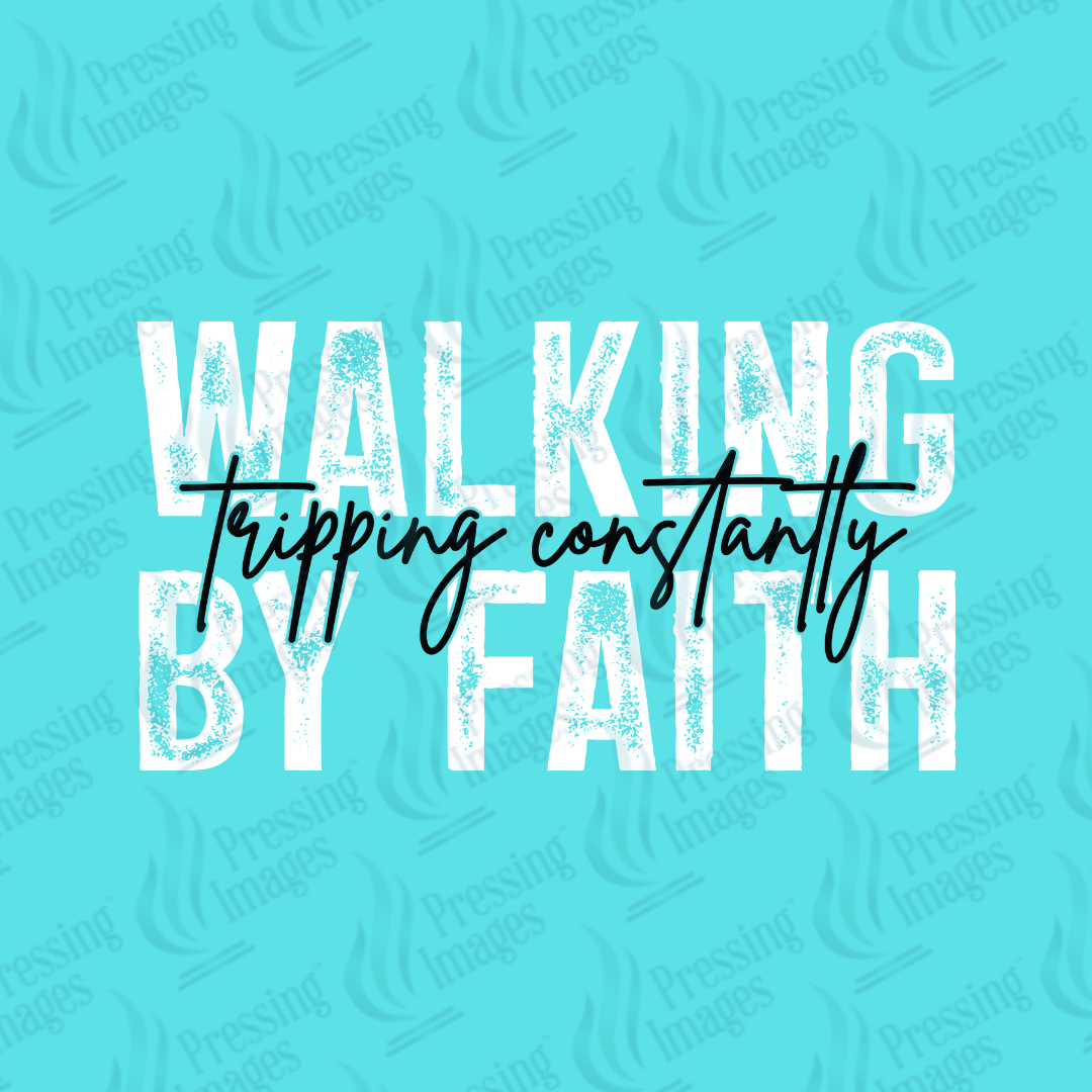 DTF 7090 Walking In Faith — detail view — Pressing Images Canada