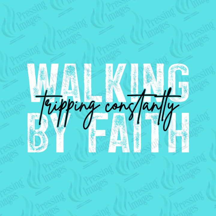 DTF 7090 Walking In Faith — detail view — Pressing Images Canada