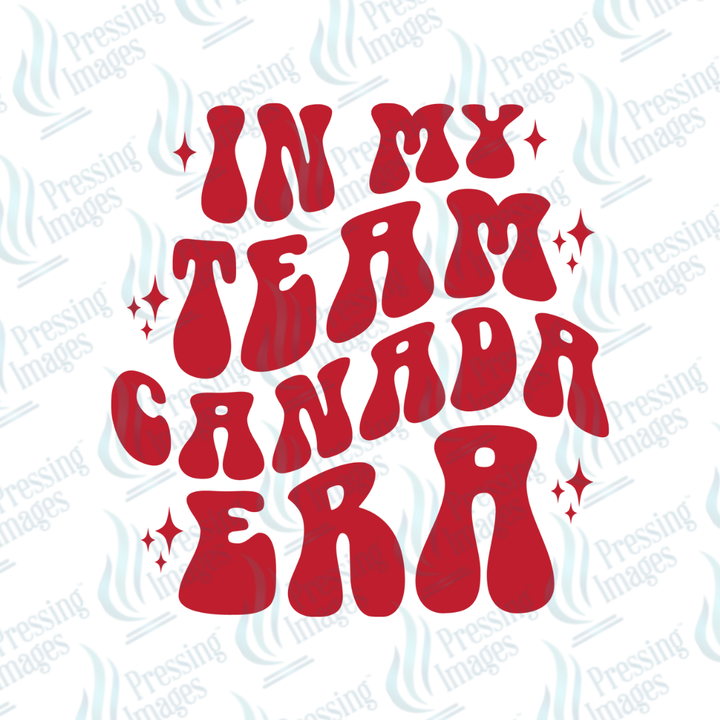 DTF 7097 In My Team Canada Era