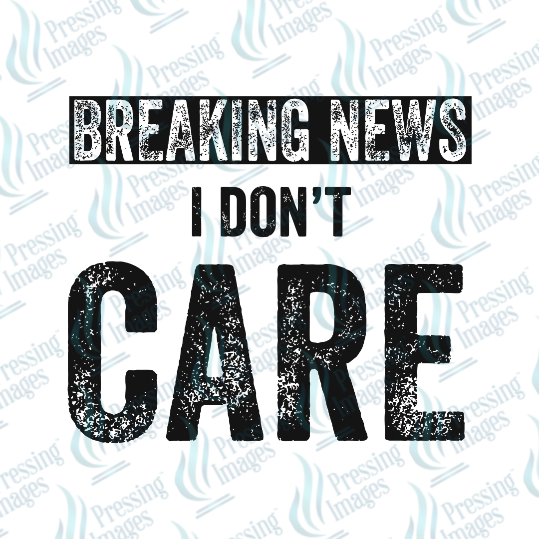 DTF 7102 Breaking News — detail view — Pressing Images Canada
