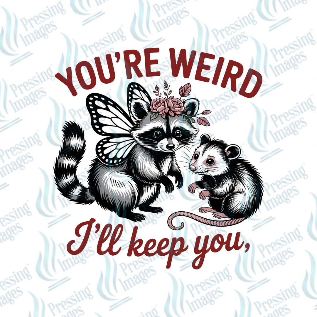 DTF 7112 You're Weird