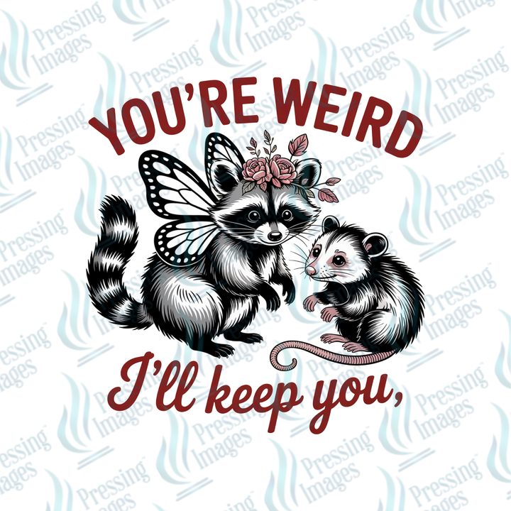 DTF 7112 You're Weird