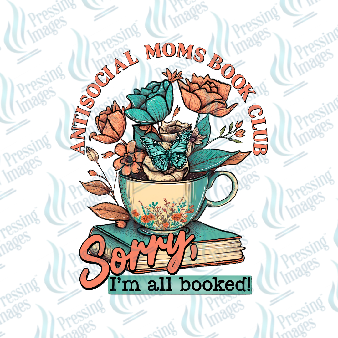 DTF 7114 Antisocial Mom's Book Club