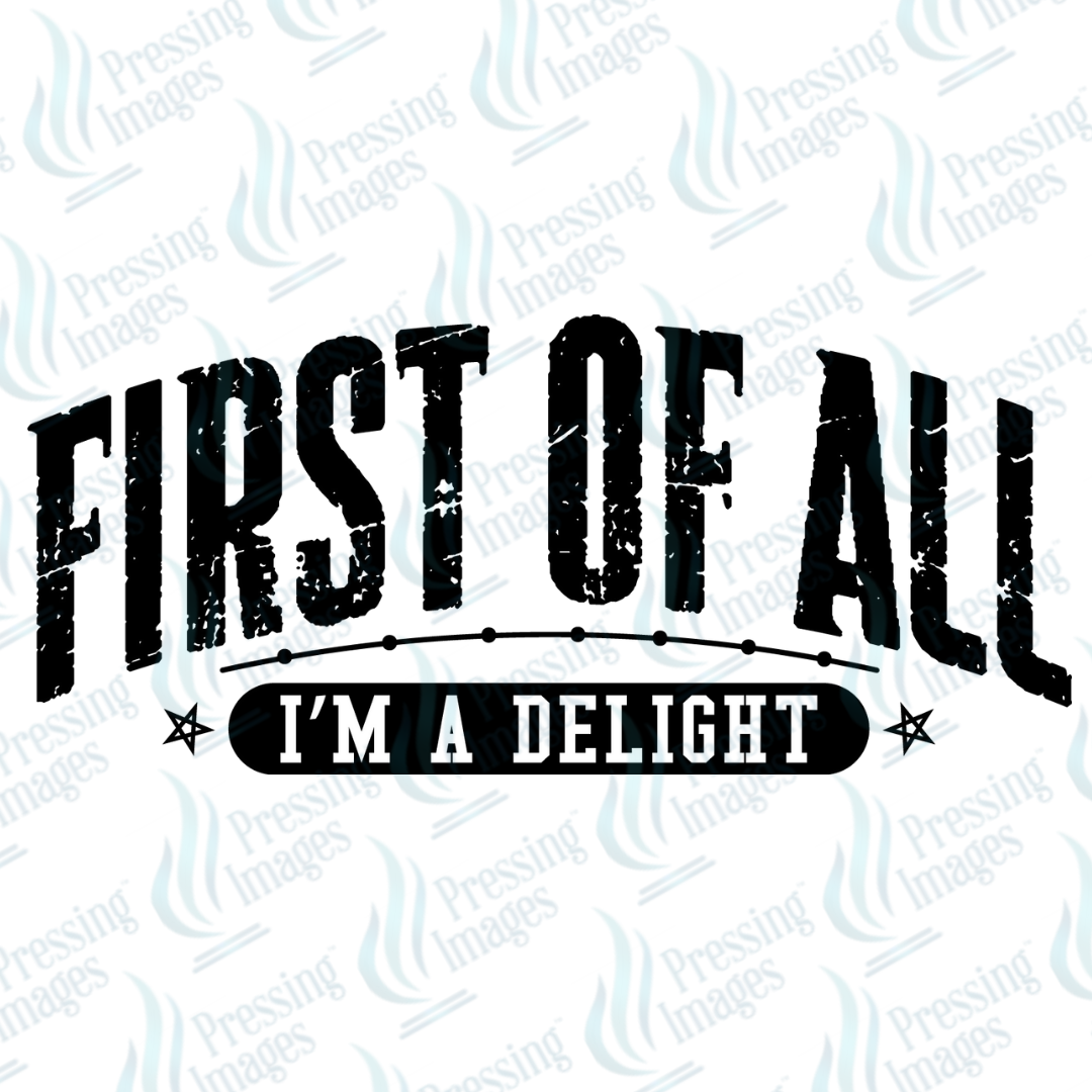 DTF 7120 First Of All I'm A Delight