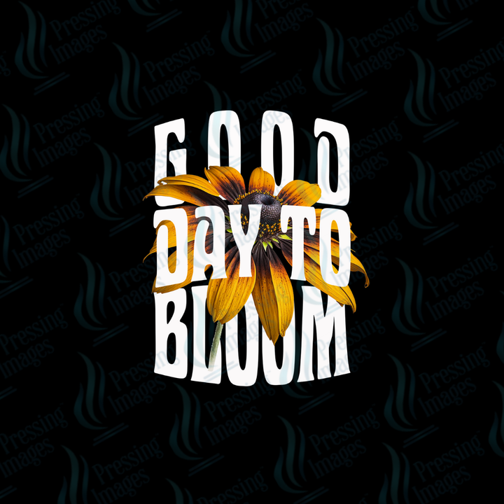 DTF 7122 Good Day To Bloom — detail view — Pressing Images Canada