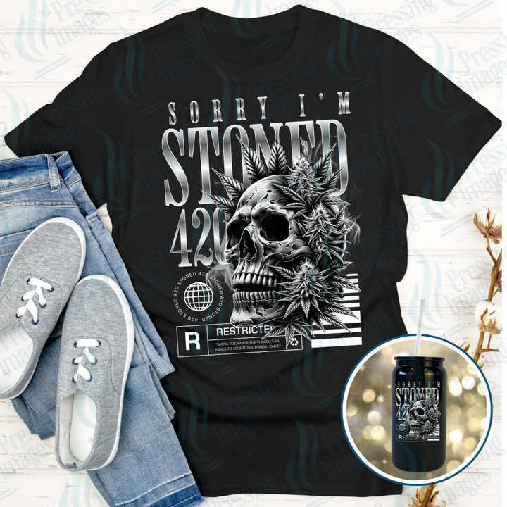 DTF 7133 Sorry I'm Stoned — Pressing Images Canada