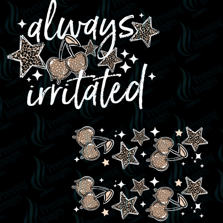 DTF 7135 Always Irritated — application example — Pressing Images Canada
