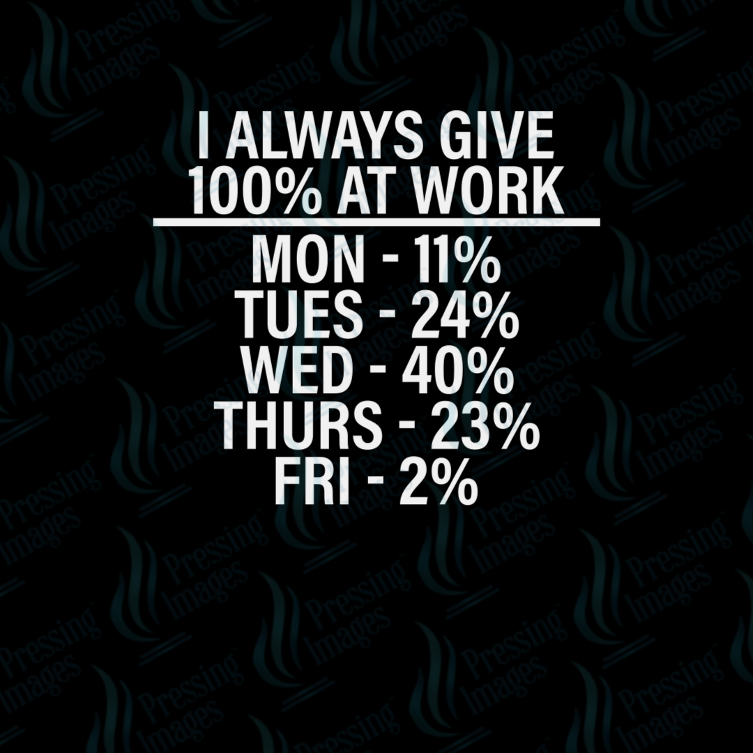 UVD 7149 I Always Give 100% At Work