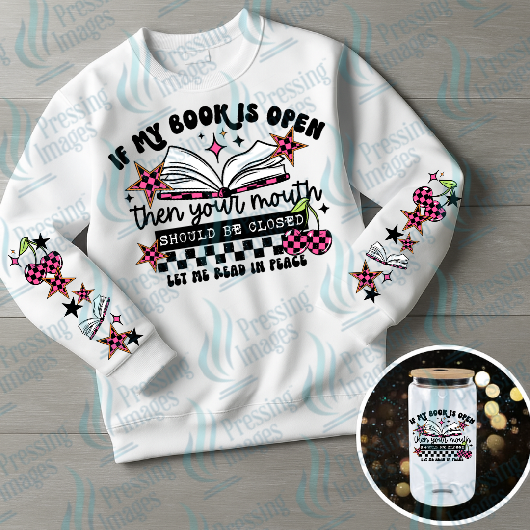 DTF 7150 If My Book Is Open w/2 Sleeves