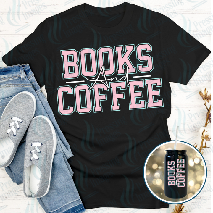DTF 7160 Books and Coffee