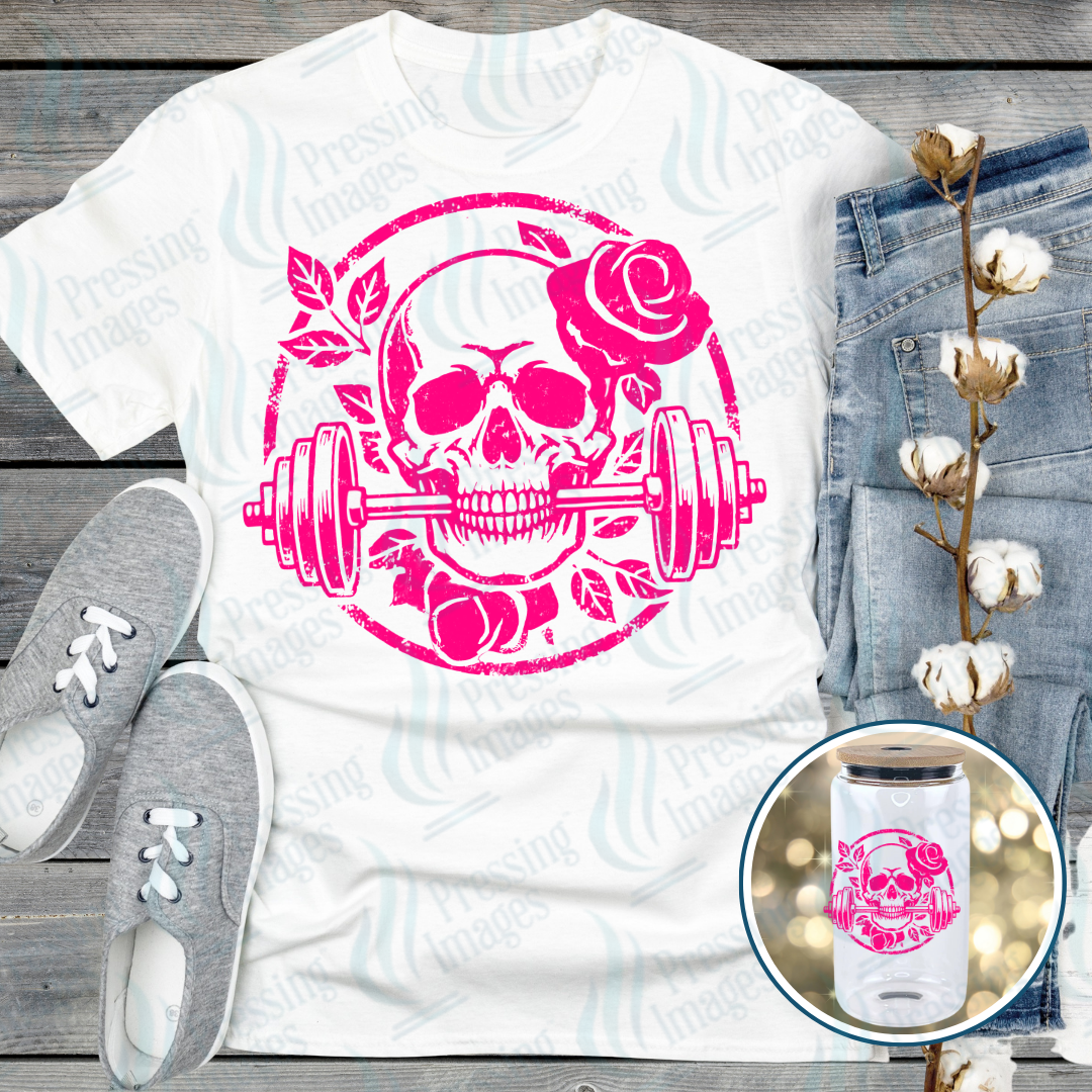 DTF 7167 Skull Fitness