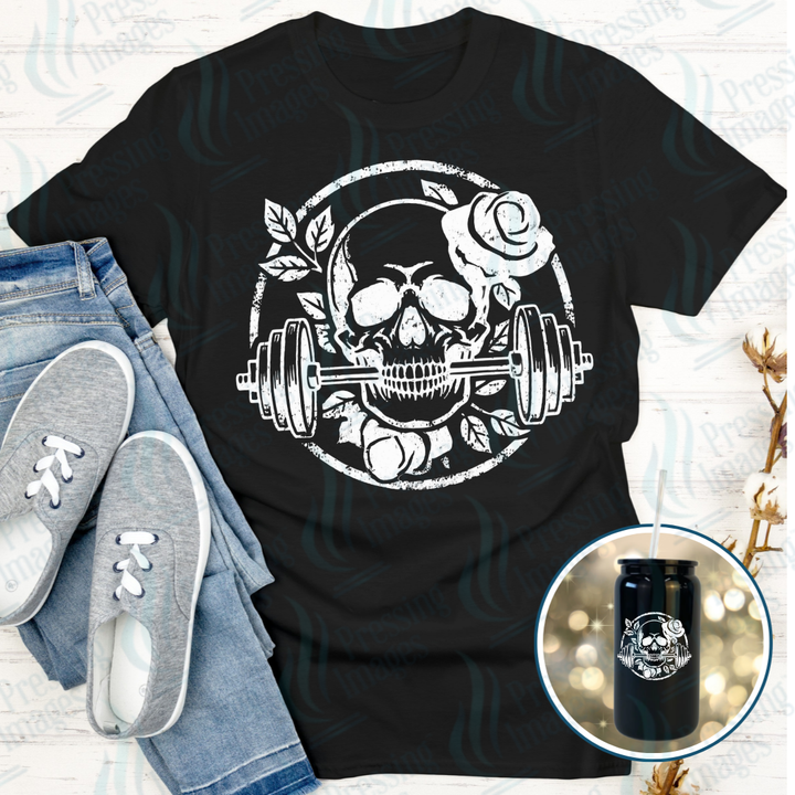 DTF 7167 Skull Fitness