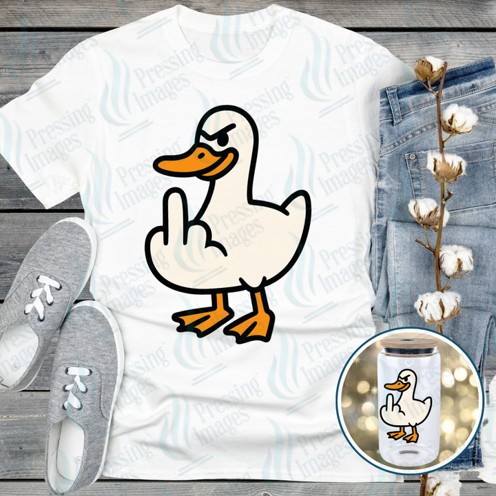 DTF 7170 Middle Finger Duck
