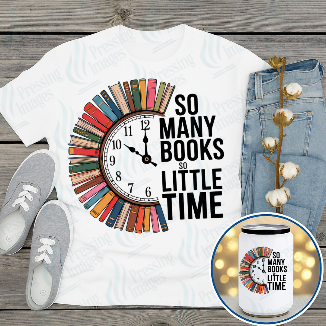 DTF 7185 So Many Books — Pressing Images Canada