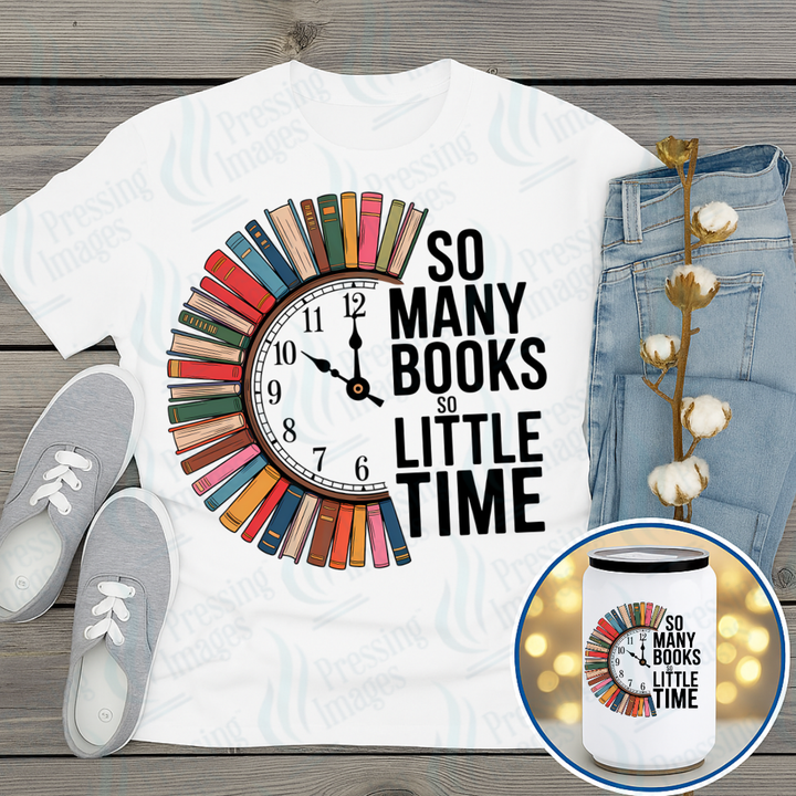 DTF 7185 So Many Books — Pressing Images Canada