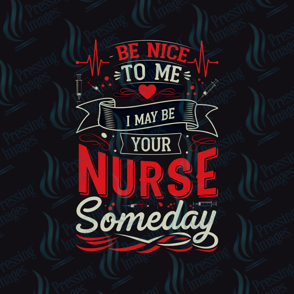 DTF 7187 Be Nice To Me — detail view — Pressing Images Canada