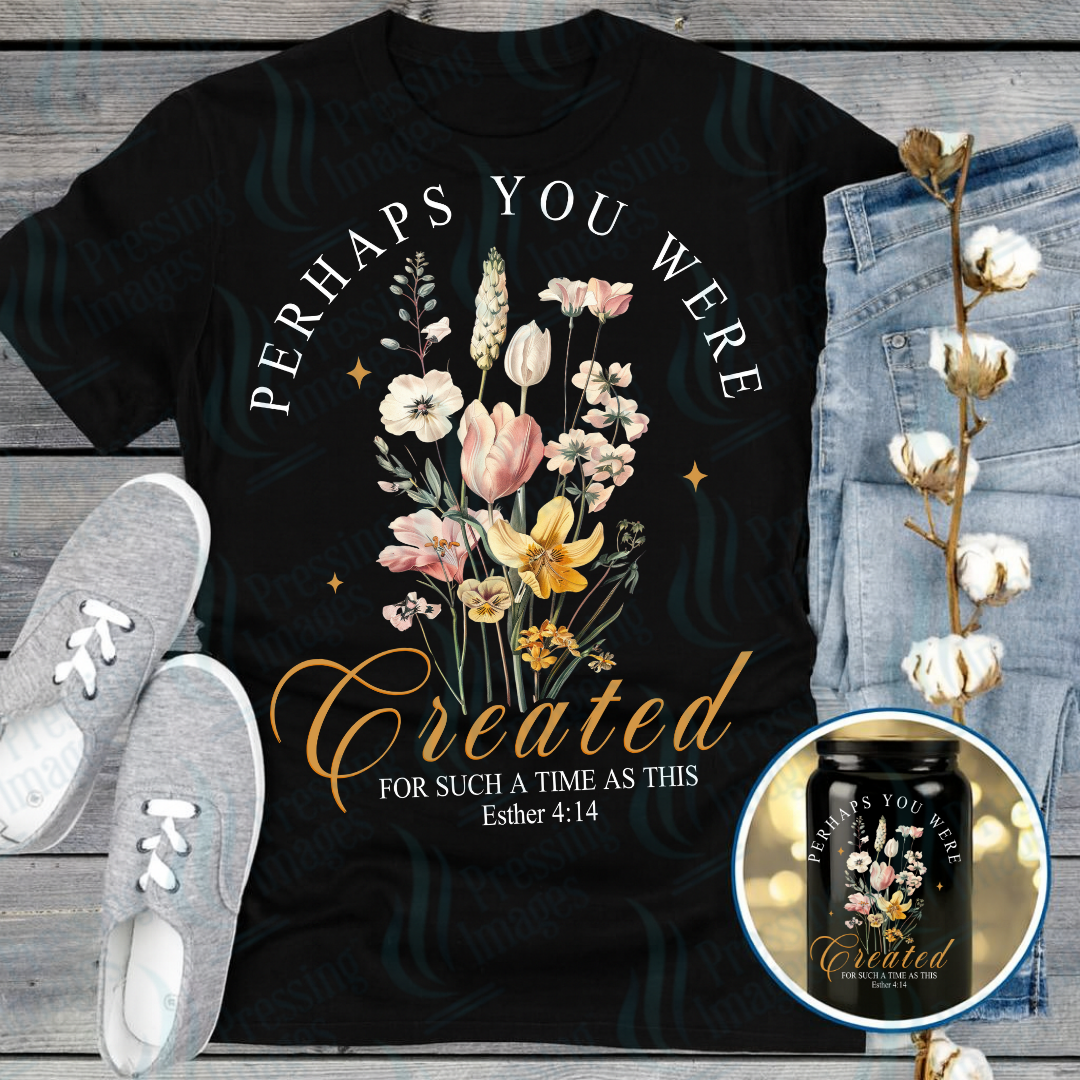DTF 7195 Floral Christian — Pressing Images Canada
