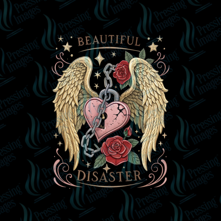 DTF 7197 Heart Of Chains — detail view — Pressing Images Canada