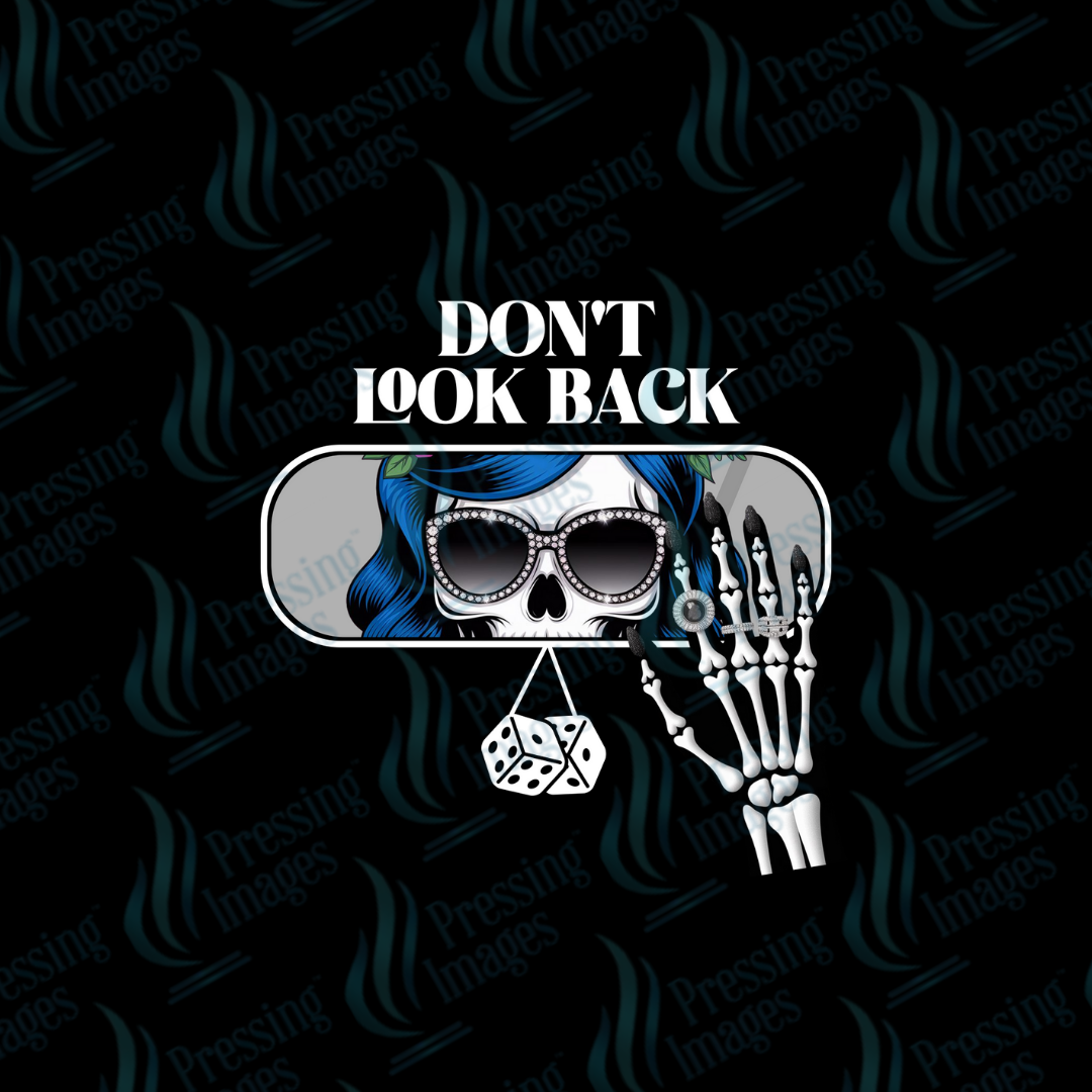 DTF 7198 Don't Look Back — detail view — Pressing Images Canada