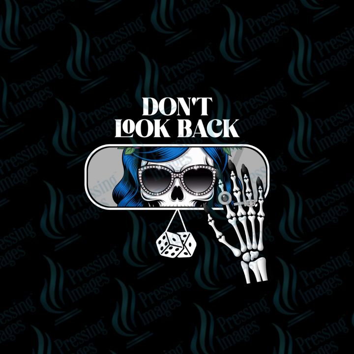 DTF 7198 Don't Look Back — detail view — Pressing Images Canada