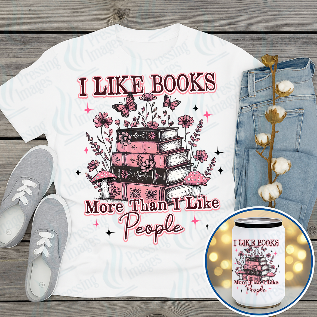 DTF 7199 I Like Books — Pressing Images Canada