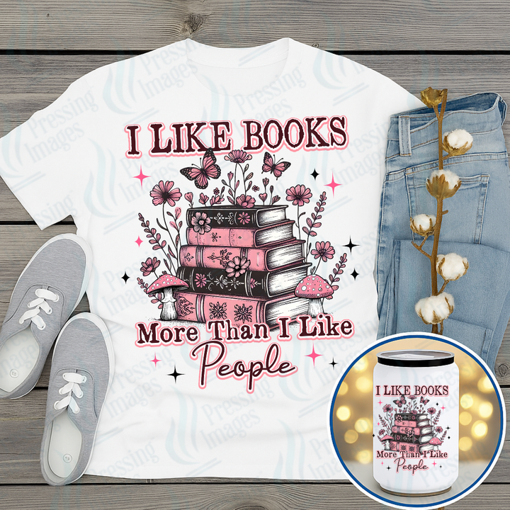 DTF 7199 I Like Books — Pressing Images Canada