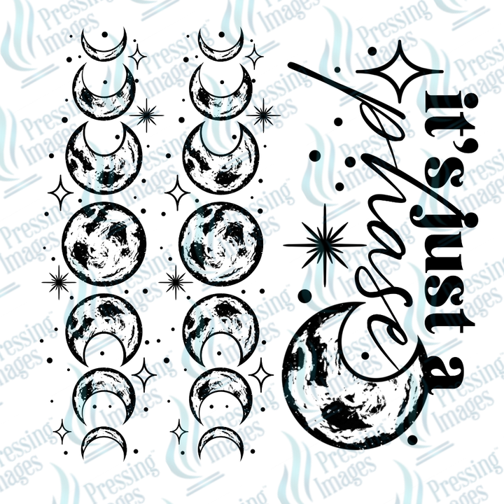 DTF 7201 It's Just A Phase w/ 2 Sleeves — application example — Pressing Images Canada