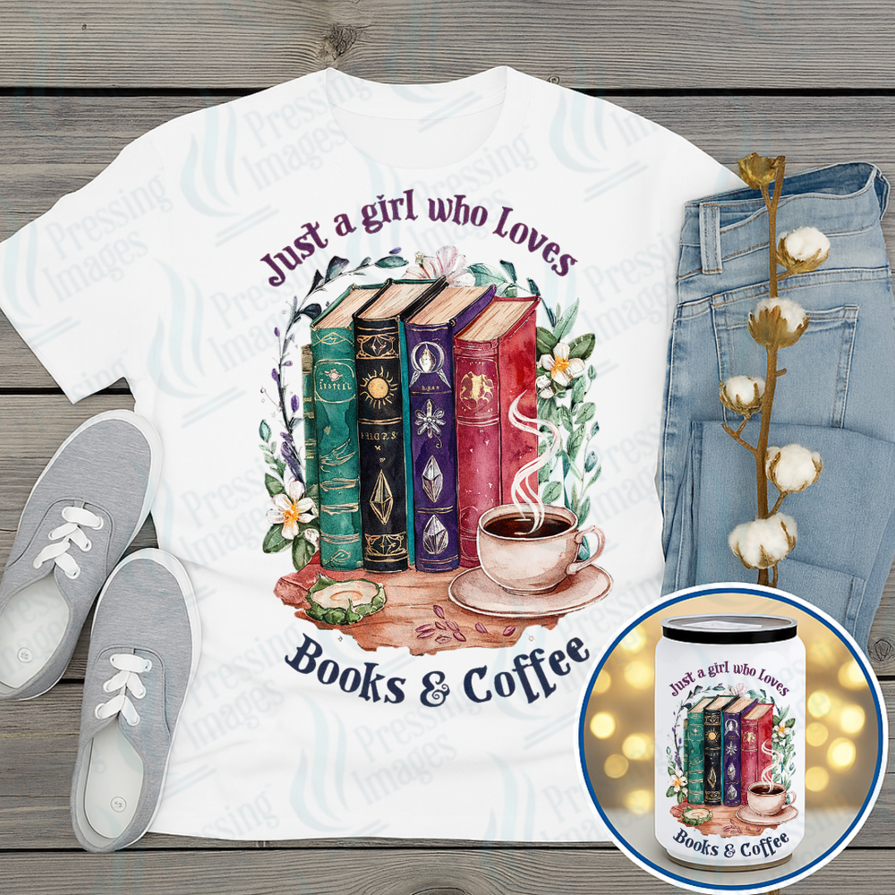 UVD 7202 Just A Girl Who Loves Books — detail view — Pressing Images Canada