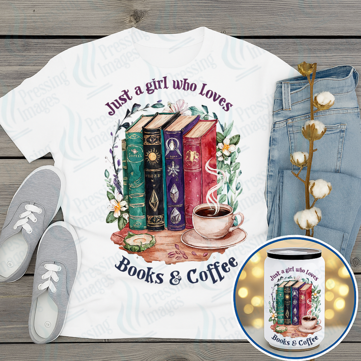 UVD 7202 Just A Girl Who Loves Books — detail view — Pressing Images Canada