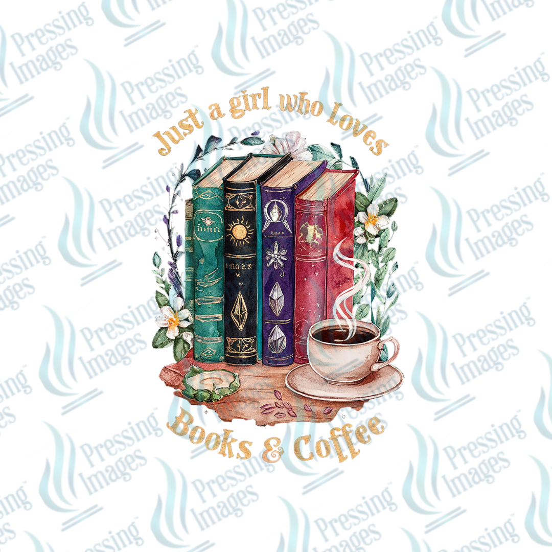 UVD 7202 Just A Girl Who Loves Books — size reference — Pressing Images Canada