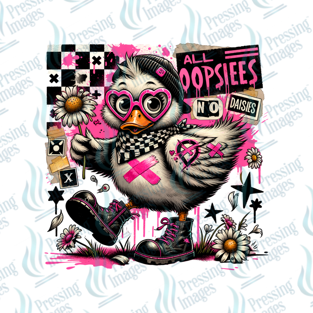 UVD 7204 All Oopsie No Daisies — detail view — Pressing Images Canada