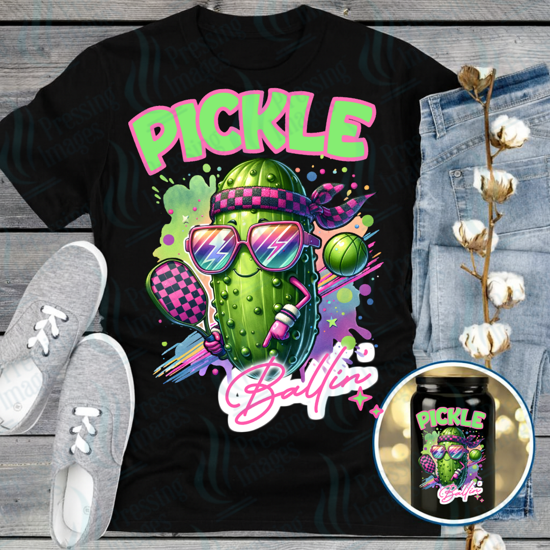 DTF 7205 Pickle Ballin' — Pressing Images Canada