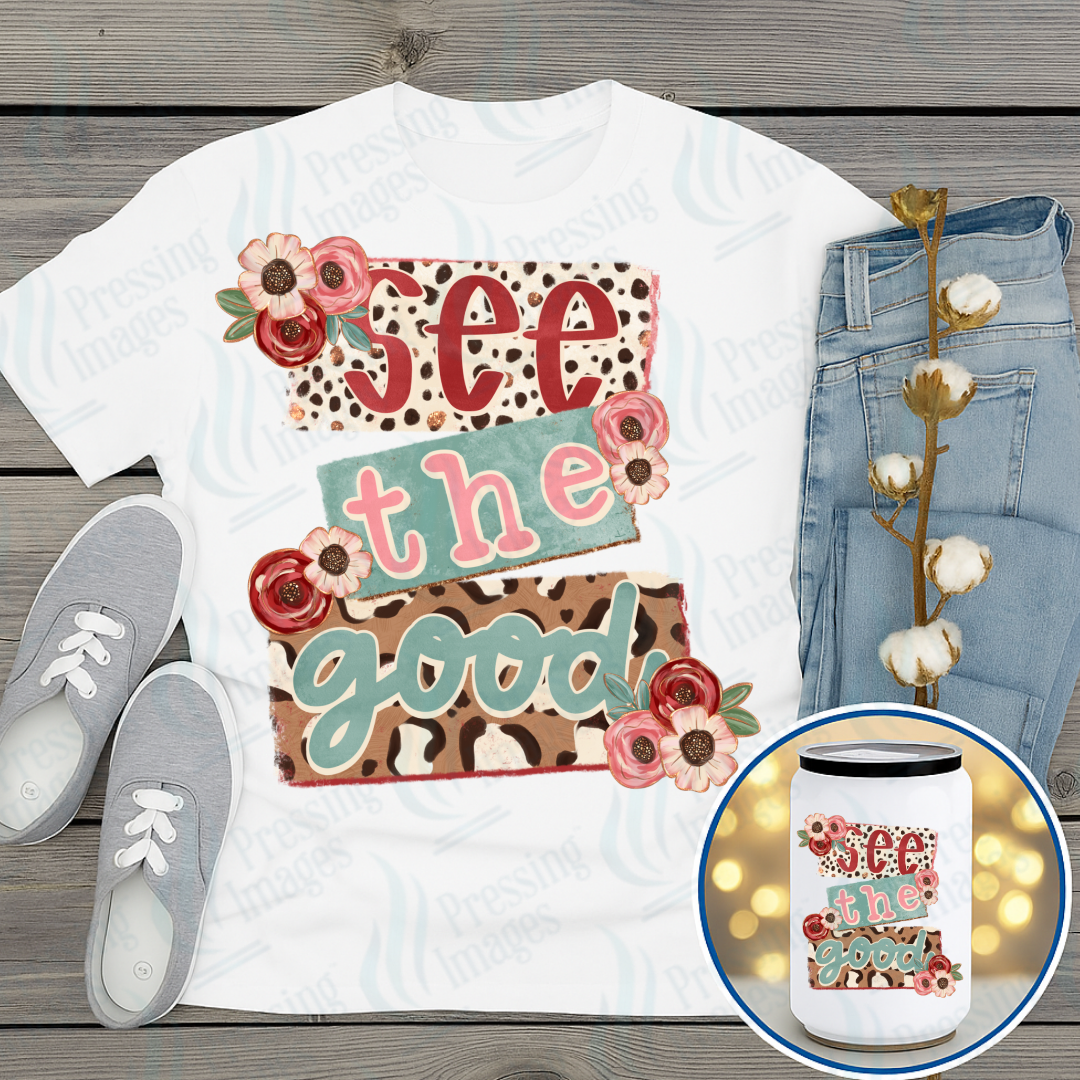 DTF 7209 Floral Quote — Pressing Images Canada
