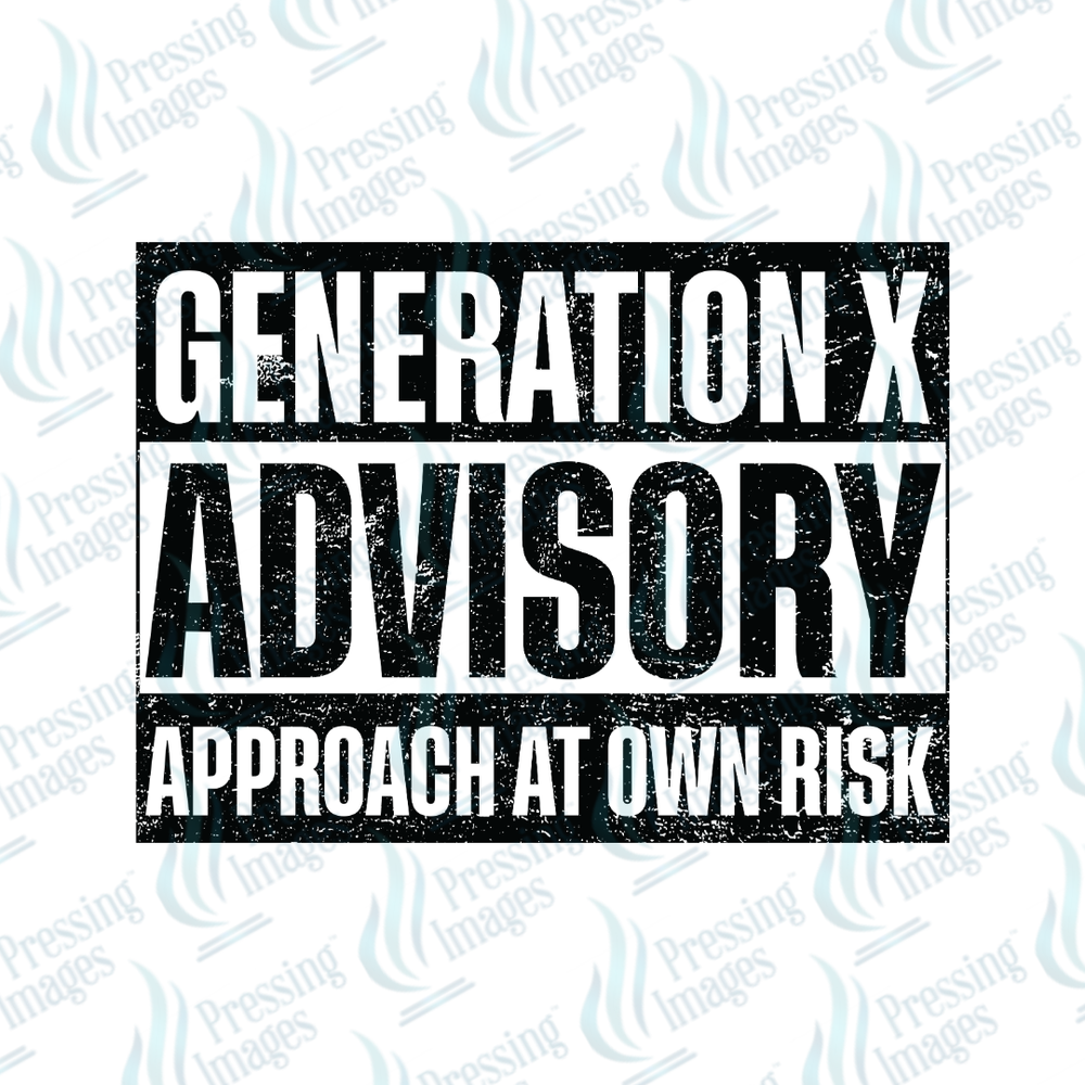 DTF 7229 Generation X Advisory — detail view — Pressing Images Canada