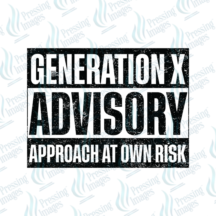 DTF 7229 Generation X Advisory — detail view — Pressing Images Canada