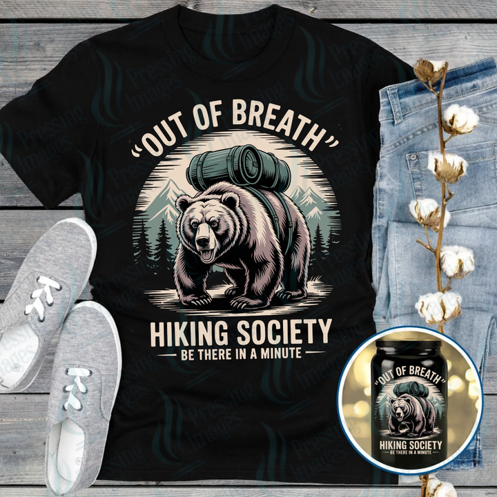 DTF 7233 Out Of Breath Hiking — Pressing Images Canada