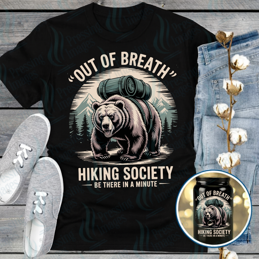 DTF 7233 Out Of Breath Hiking — Pressing Images Canada