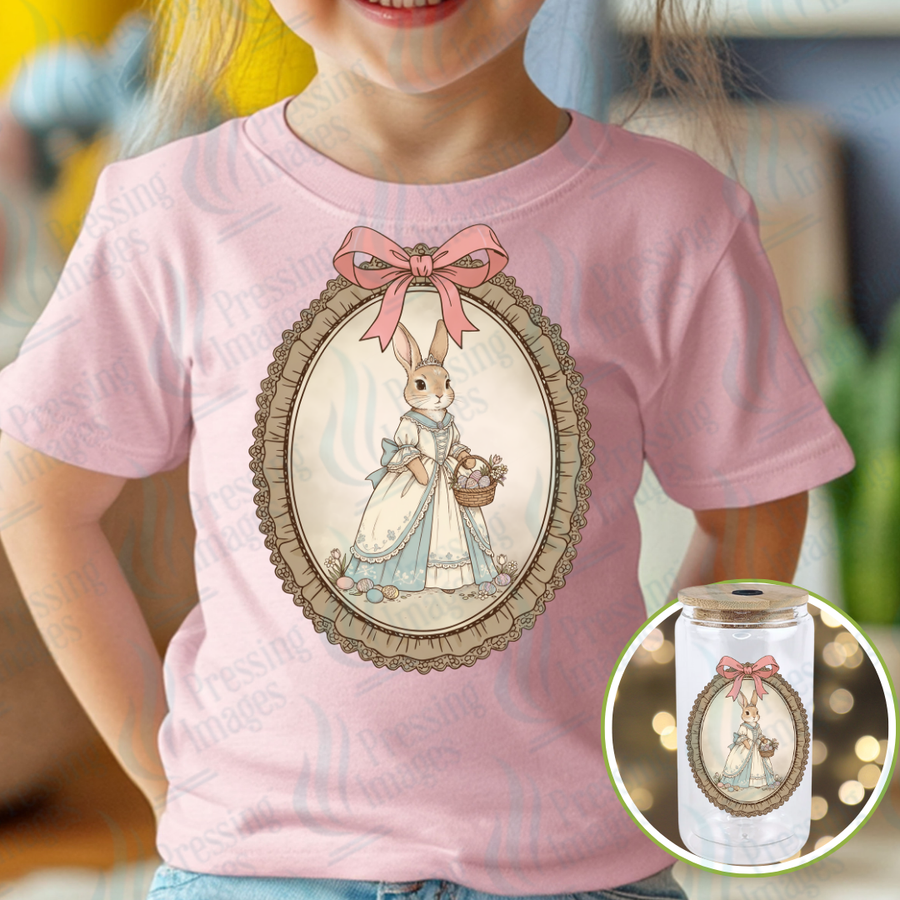 DTF 7234 Vintage Rabbit — Pressing Images Canada
