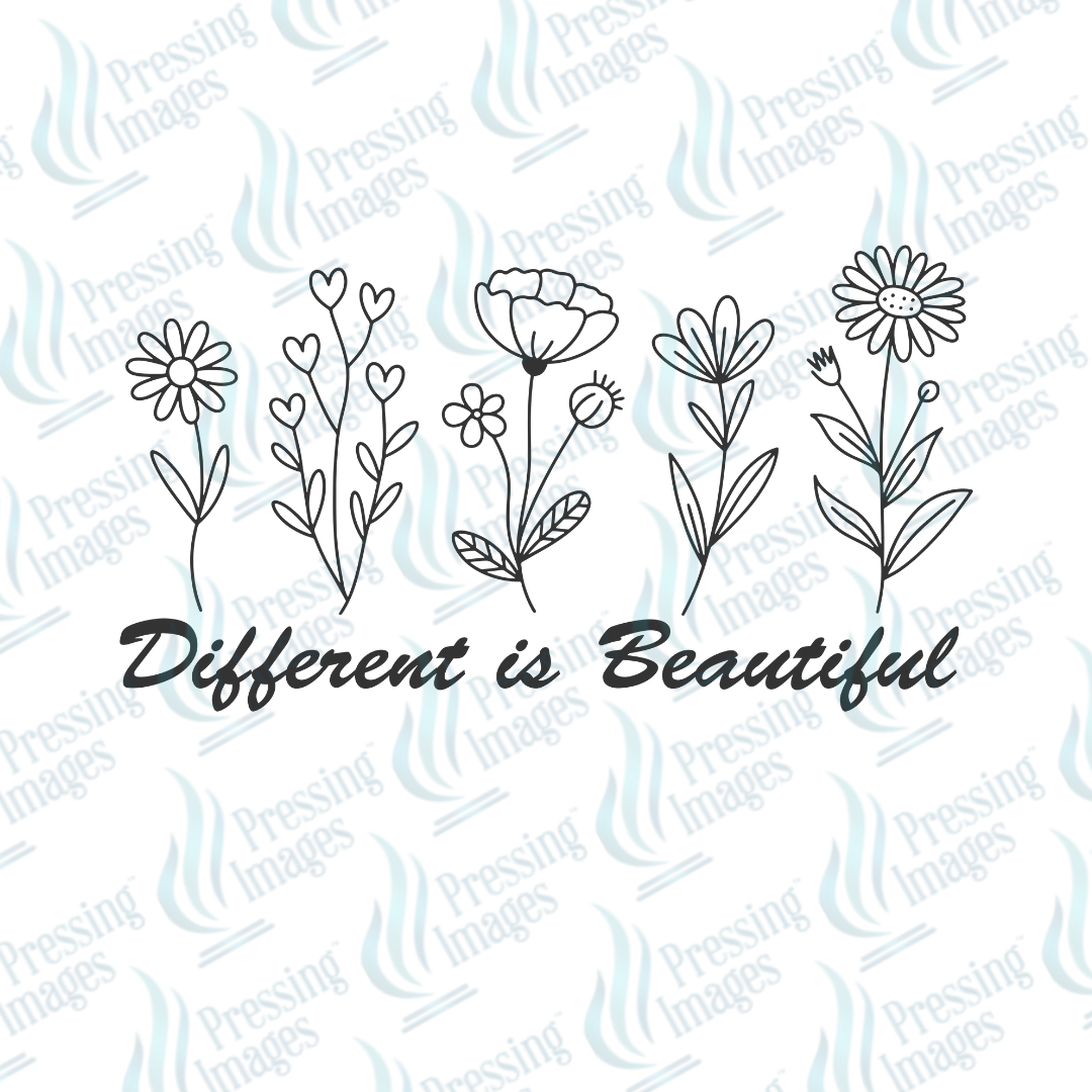 DTF 7244 Different Is Beautiful — view 6 — Pressing Images Canada