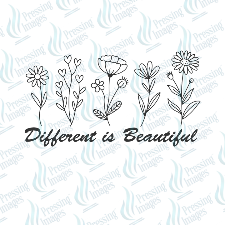 DTF 7244 Different Is Beautiful — view 6 — Pressing Images Canada
