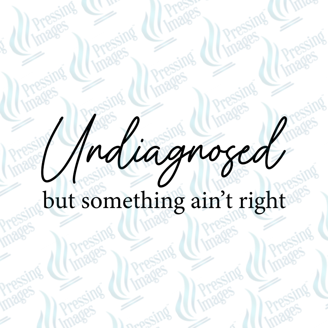 UVD 7259 Undiagnosed But Something Ain't Right — detail view — Pressing Images Canada
