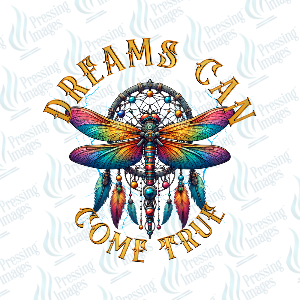 DTF 7308 Dreams Can Come True — detail view — Pressing Images Canada