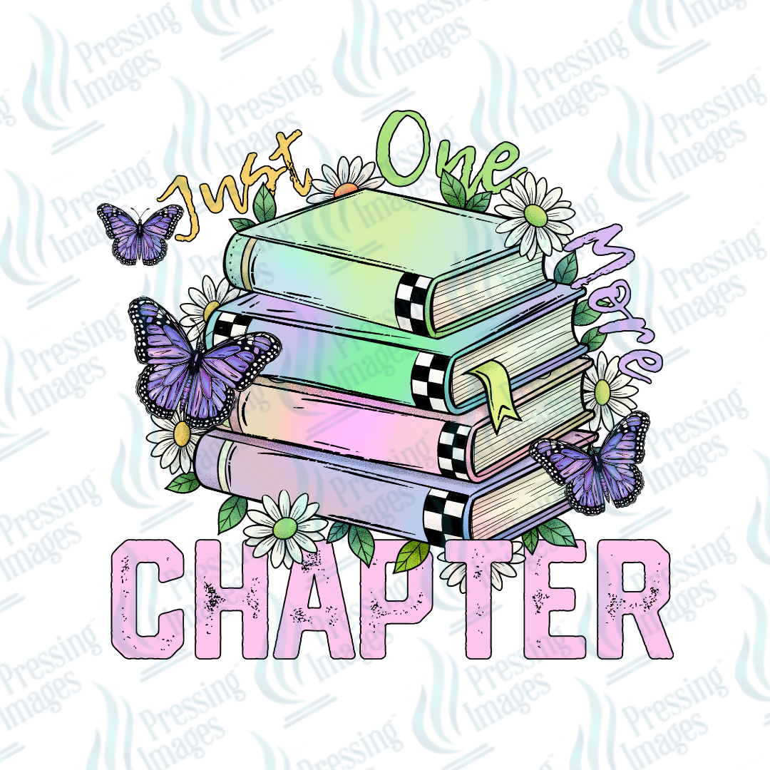 DTF 7311 Just One More Chapter — detail view — Pressing Images Canada