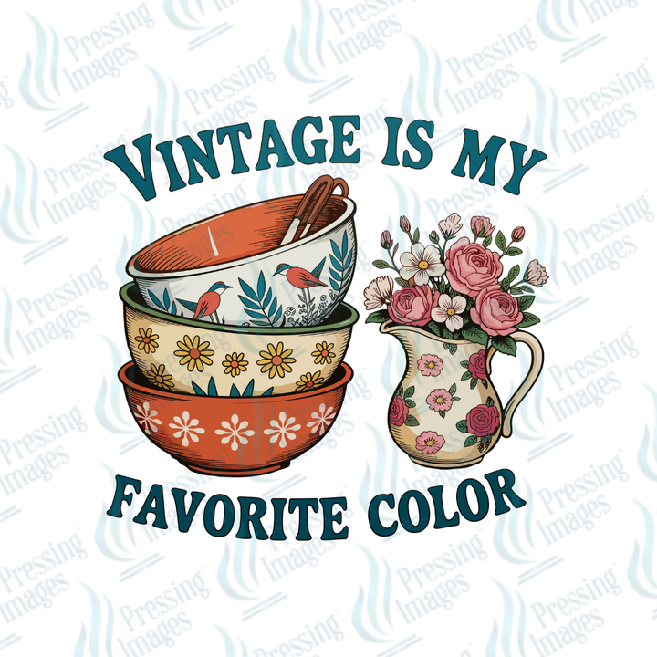 UVD 7314 Vintage Is My Favourite Colour — detail view — Pressing Images Canada