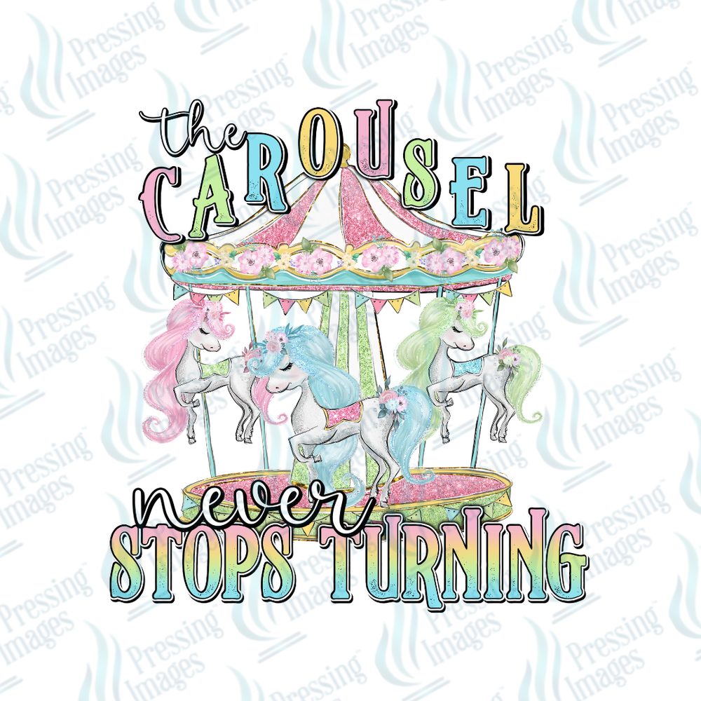 DTF 7319 Carousel — detail view — Pressing Images Canada