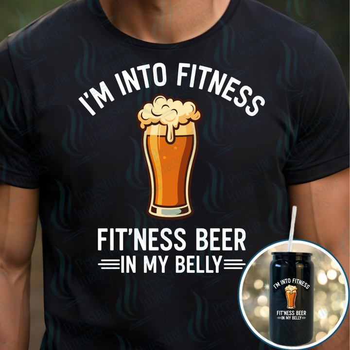 DTF 7321 I Am Into Fitness — Pressing Images Canada