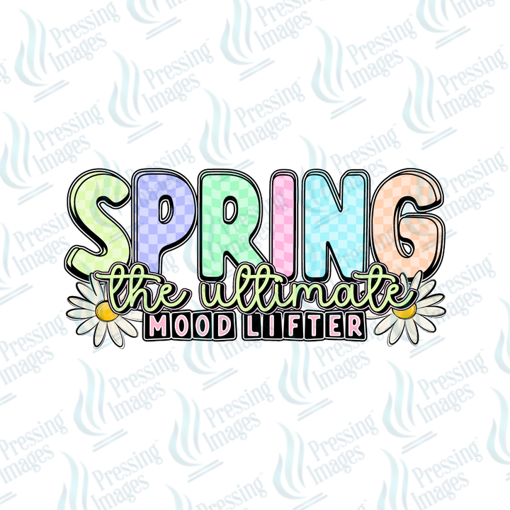 DTF 7333 Spring The Ultimate Mood Lifter — detail view — Pressing Images Canada